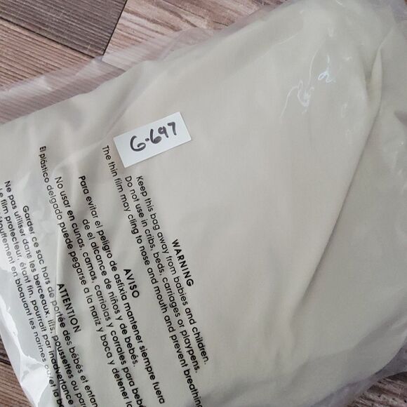 Athleta Avenue Wide Leg Crop Pants Women's 10 Beige Stretch Drawstring Pockets - Picture 12 of 12